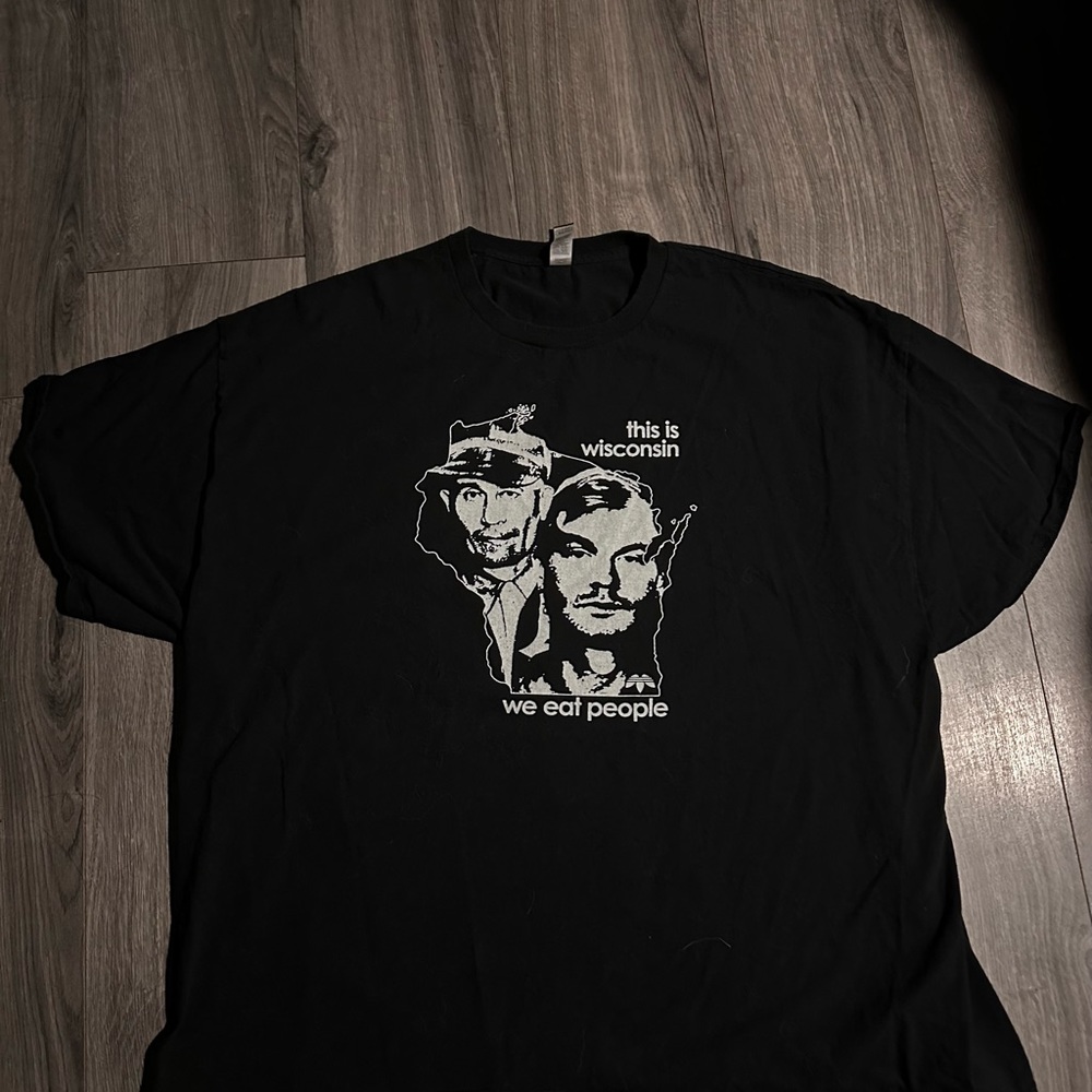 Vintage Ed Gein & Jeffrey Dahmer Black Shirt..3xl Rare